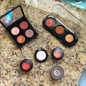 Variety of high-end eyeshadows